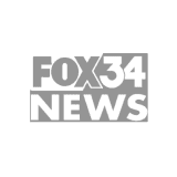 Fox 34 news gray logo