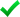 green check