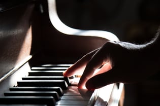 Playing the Piano on How Music Reduces Stress