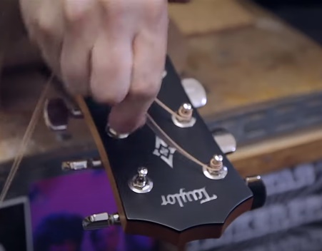 pull out strings of acoustic guitar