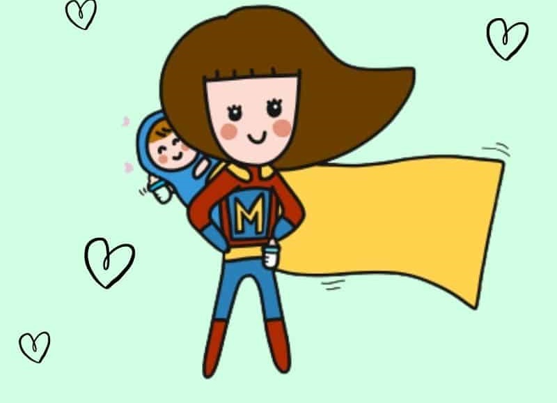 super hero mom cartoon